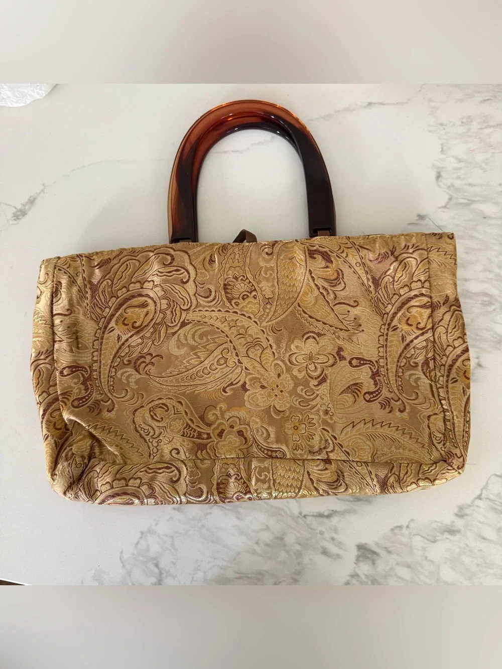 Reversible Gold Bag